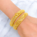 22k-gold-sophisticated-cutwork-dome-bangles
