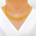 Modern Choker 22k Gold Set