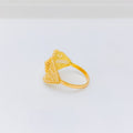 Elevated Yellow Gold Ring