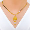 Dainty Delicate Pearl 22k Gold Mangalsutra