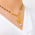 Dainty Delicate Pearl 22k Gold Mangalsutra