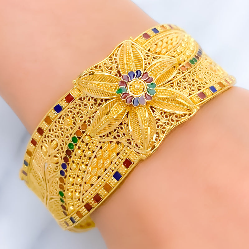 22k-gold-royal-filigree-vine-motif-bangle