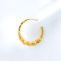 Delightful Multi-Bead Hoop Earrings