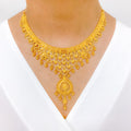 Stunning Draped 22k Gold Leaf Set