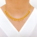 Dainty Beaded 22k Gold Set