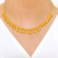 Dainty Beaded 22k Gold Set