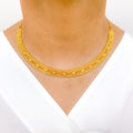 Chic Slender 22k Gold Choker Set