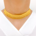 Regal Hanging 22k Gold Choker Set