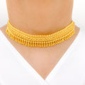 Regal Hanging 22k Gold Choker Set