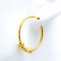 Upscale Modern Hoop Earrings