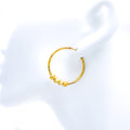 Upscale Modern Hoop Earrings