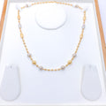 Sophisticated Adorned Two-Tone Necklace