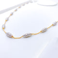 Jazzy Two-Tone Long Necklace