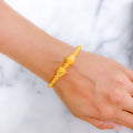 Lightweight 22k Gold Meenakari Bangle