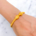 Lightweight 22k Gold Meenakari Bangle