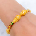 Festive 22k Gold Meenakari Bangle