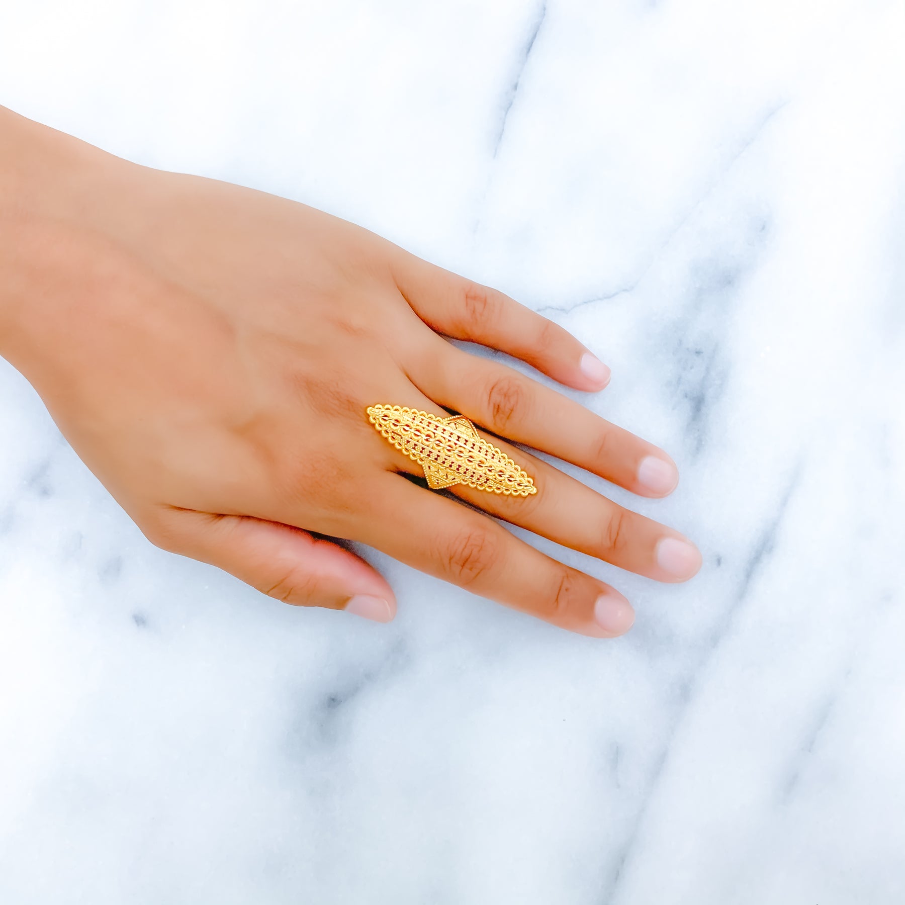 Golden Jadau Ring – Amazel Designs