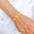 Noble Heart Yellow Gold Bracelet