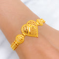 Noble Heart Yellow Gold Bracelet