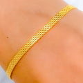 Sleek Flat Chain Bracelet