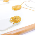 Hanging Beads 22k Gold Pendant Set