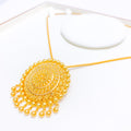 Hanging Beads 22k Gold Pendant Set