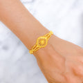 Posh Jali Yellow Gold Bracelet