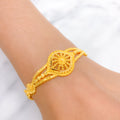 Posh Jali Yellow Gold Bracelet