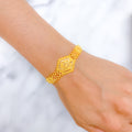 Regal Yellow Gold Bracelet