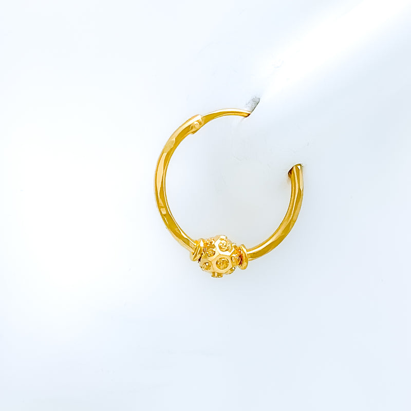 Tasteful Lightweight Orb 22k Gold Bali