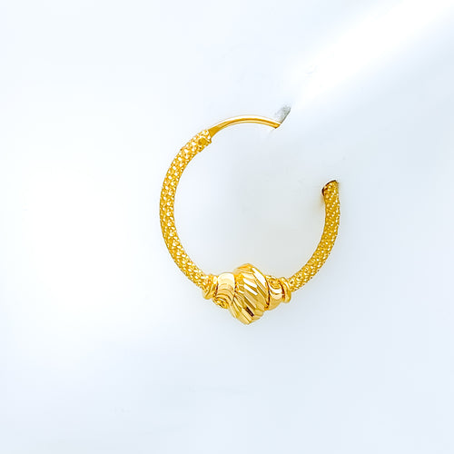 Upscale Geometric Orb 22k Gold Bali