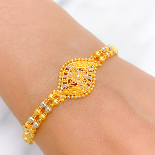 Charming Two-Tone Bracelet