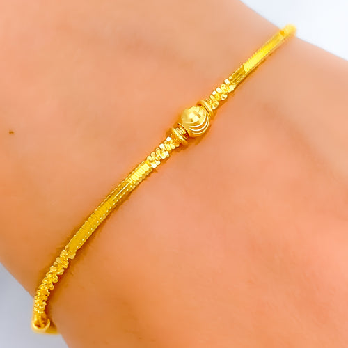 Fancy Petite Tube Bracelet