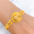 Magnificent Elevated Yellow Gold Bracelet