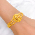 Royal Elevated Yellow Gold Bracelet