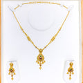 Vibrant Festive 22k Gold Necklace Set
