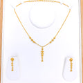 Trendy Chandelier 22k Gold Drop Set