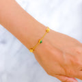 Striking Meenakari Bead Bracelet