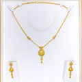 Dainty Lightweight 22k Gold Necklace Set