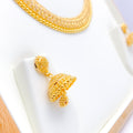 Modern Choker 22k Gold Set