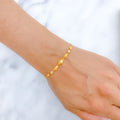 Decorative Two-Tone Bracelet