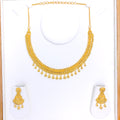 Bright Beaded 22k Gold Choker Set