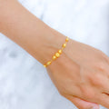 Contemporary Gold Bracelet