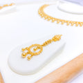 Dainty Beaded 22k Gold Set