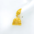 Elegant Graceful 22k Gold Earrings