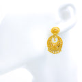 Extravagant Tassel 22k Gold Earrings