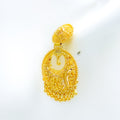 Extravagant Tassel 22k Gold Earrings