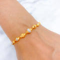 Stylish Two-Tone Bracelet