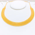 Classic Beaded 22k Gold Choker Set