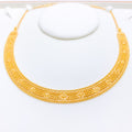 Chic Slender 22k Gold Choker Set